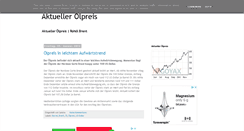 Desktop Screenshot of aktueller-oelpreis.de